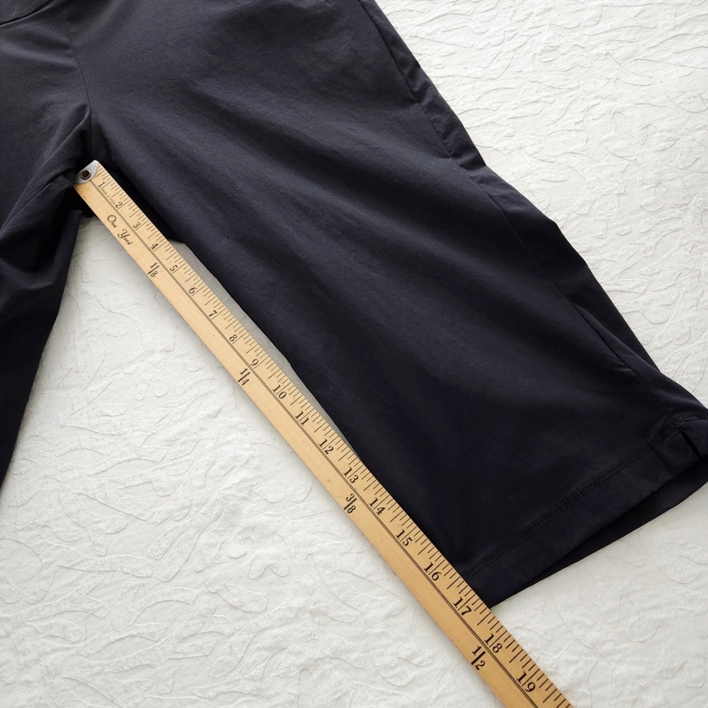 Columbia Omni-Shield Black Cropped Pull-On Pants With Hand Pockets, Size Large - Picture 9 of 15